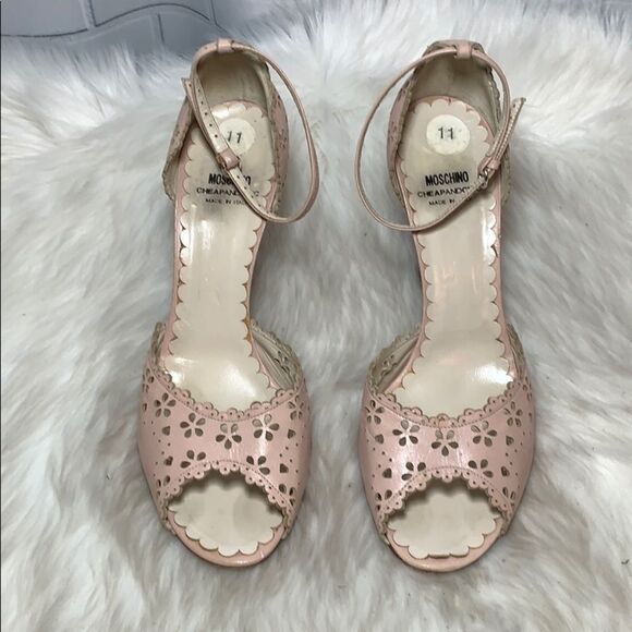 Moschino Cheap And Chic Pink Heels Sz 41/1… - Picture 2 of 6